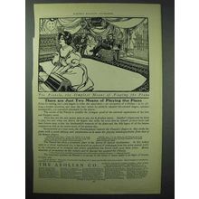 1902 Aeolian Pianola Player Piano Ad - Two Means