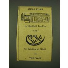 1915 Ansco Film Ad - For Daylight Loading