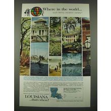 1965 Louisiana Tourism Ad - Where in the World