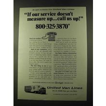 1973 United Van Lines Ad - Call Us Up