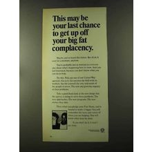 1973 United Way Ad - Big Fat Complacency