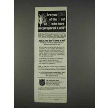 1982 The Salvation Army Ad - Not Prepared a Will?