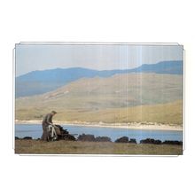 GATHERING WINTER FUEL, SCOTLAND , unused postcard PEAT CUTTING =