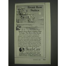 1991 Beach Cove Resort, Myrtle Beach, SC Ad - Front row suites