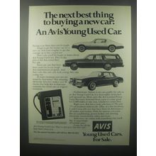 1979 Avis Rent a Car Ad - The next best thing to buying a new car