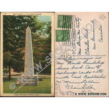 CT Norwich Postcard Uncas Monument ct_box4~2329