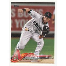 2018 Topps baseball card 122 Chris Owings