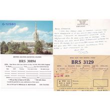 Norwich Norfolk Bacton 4x Amateur Radio QSL Postcard Style Card s