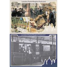 London Royal Mails Parcel Service Centenary 2x Postcard s
