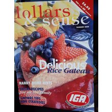 dollars & sense cookery cook cooking magazine