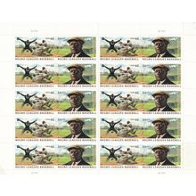 Negro Leagues Baseball Black Heritage Sheet of Twenty Stamps Scott 4465-66
