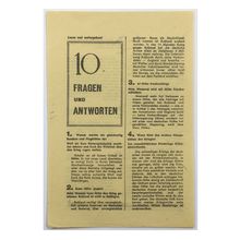 Original WW2 Soviet/Russian Air Drop Propaganda Leaflet. - Code 1834a. - 1942.