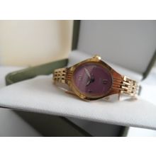 Vintage Avatime Quartz. Gold Plated Ladies Watch with Matching Bracelet. N.R