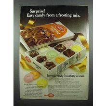 1972 Betty Crocker Frosting Mix Ad - Easy Candy