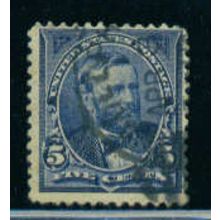 Used 281 5c Ulysses S. Grant Barely Clears M05133