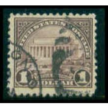 Used 571 $1 Lincoln Memorial Fine M09510