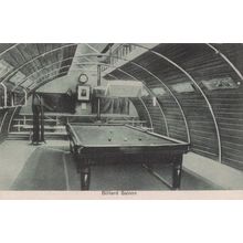 Billiard Pool Table Saloon Italian Terni Antique Postcard
