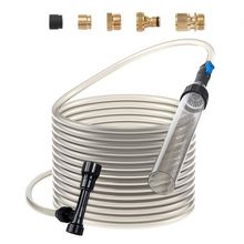 Aquarium Vacuum Gravel Cleaner, 25 ft PVC Hose Fish Tank Vacuum Gravel Clean...