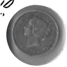 1900-O Canada Silver5 cents VF/XF