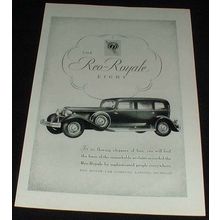 1930 Reo-Royale Eight Car Ad, NICE!!!