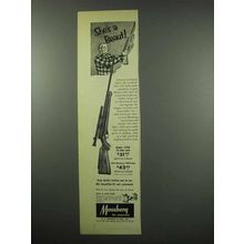 1954 Mossberg Model 151K Rifle Ad - She's a Beaut