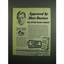 1954 St. Joseph Aspirin for Children Ad - Approved