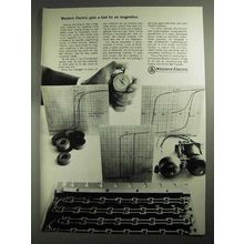 1968 Western Electric Ad - Fast Fix on Magnetics