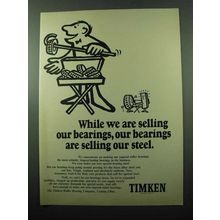 1969 Timken Roller Bearings Ad - Selling Our Steel