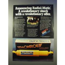 1977 Monroe Radial-Matic Shocks Ad - Revolutionary