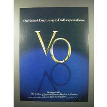 1980 Seagram's V.O. Whisky Ad - On Father's Day