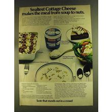 1980 Sealtest Cottage Cheese Ad - Meal Soup to Nuts