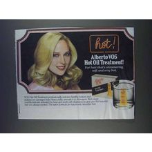 1980 Alberto V05 Hot Oil Treatment Ad - Hot!