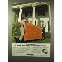 1979 Weldwood Craftsman II Paneling Ad - Well-Dressed