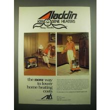 1980 Aladdin Kerosene Heaters Ad - The Now Way to Lower Heating Costs