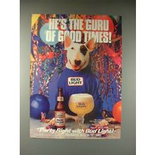 1988 Budweiser Beer Ad - Guru of Good Times!