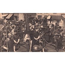 Bruges Procession Du St Sang Old Belgium Soldier Marching Postcard