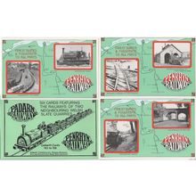 Padarn Welsh Railway Map Penrhyn Train Ltd Set 6 Postcard s