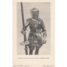 Felipe I De Castilla Castile El Hermoso Armour Knight Spanish Old Postcard