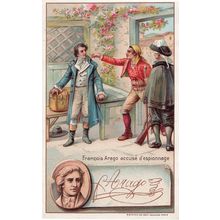 Francois Arago Freemason Old Printed Signed Bendorps Cocoa Postcard Trade Card