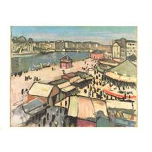 Marquet Fair Et La De Havre La Foire French Painting Old Postcard