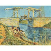 Van Gogh Drawbridge At Arles Rare Painting Postcard