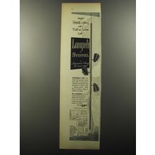 1956 Stiffel Lampole Ad - Imagine! Portable Lighting with a Built-in Custom look