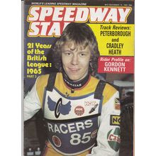 Speedway Star magazine : December14, 1985. Cradley Heath & Peterborough reviews.