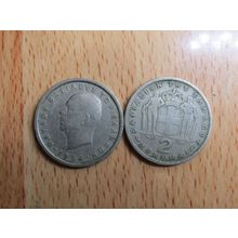 Greece 1954 2 Drachma Coin