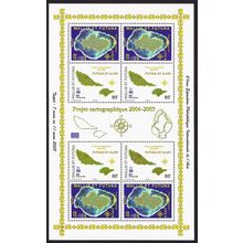 Wallis and Futuna Cartography Sheetlet of 8v 2008 MNH SG#930-931 MI#965-966 KB