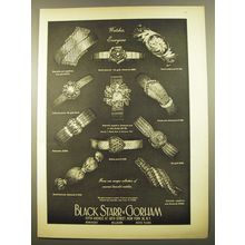 1961 Black Starr & Gorham Jewelry Advertisement - Watches, Everyone