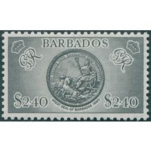 Barbados 1950 $2.40 black SG282 unused