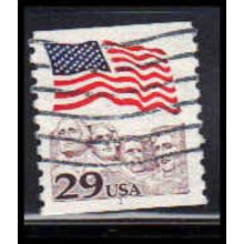 Used 2523 29c U.S. Flag Fine CNS 1 PA6384