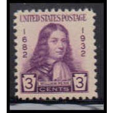 724 3c William Penn Fine MNH O3463