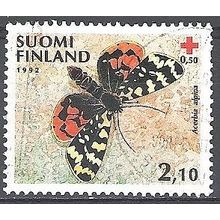 Finland 1992 Michel 1170 O Cote (2013) 1.50 Euro Croix-Rouge papillon